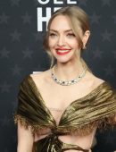Amanda Seyfried at 28th Critics Choice Awards in Golden Dress in LA