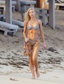Christine Quinn Booty in a Bikini On the Beach in St Barts