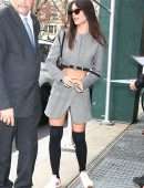 Emily Ratajkowski Leaving Sony Studios in New York