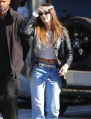 Hailey Bieber and Justine Skye Out for Lunch at Great White in West Hollywood