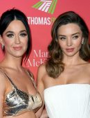 Katy Perry and Miranda Kerr looking Gorgeous at G’Day USA Arts Gala in Los Angeles