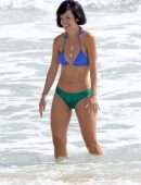 Lily Allen Candids at a Beach in St Barts