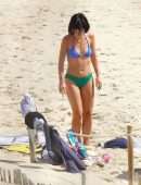 Lily Allen Candids at a Beach in St Barts