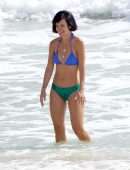 Lily Allen Candids at a Beach in St Barts
