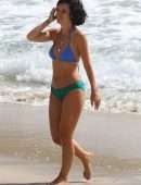 Lily Allen Candids at a Beach in St Barts