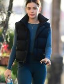 Lucy Hale Heading to Workout in Los Angeles
