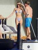 Madison Headrick in Bikini on Leonardo DiCaprio Yacht in St Barts