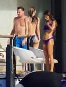 Madison Headrick in Bikini on Leonardo DiCaprio Yacht in St Barts