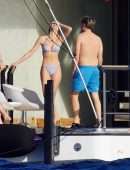 Madison Headrick in Bikini on Leonardo DiCaprio Yacht in St Barts
