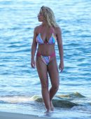 Molly Rainford in Bikini at the Beach of Barbados