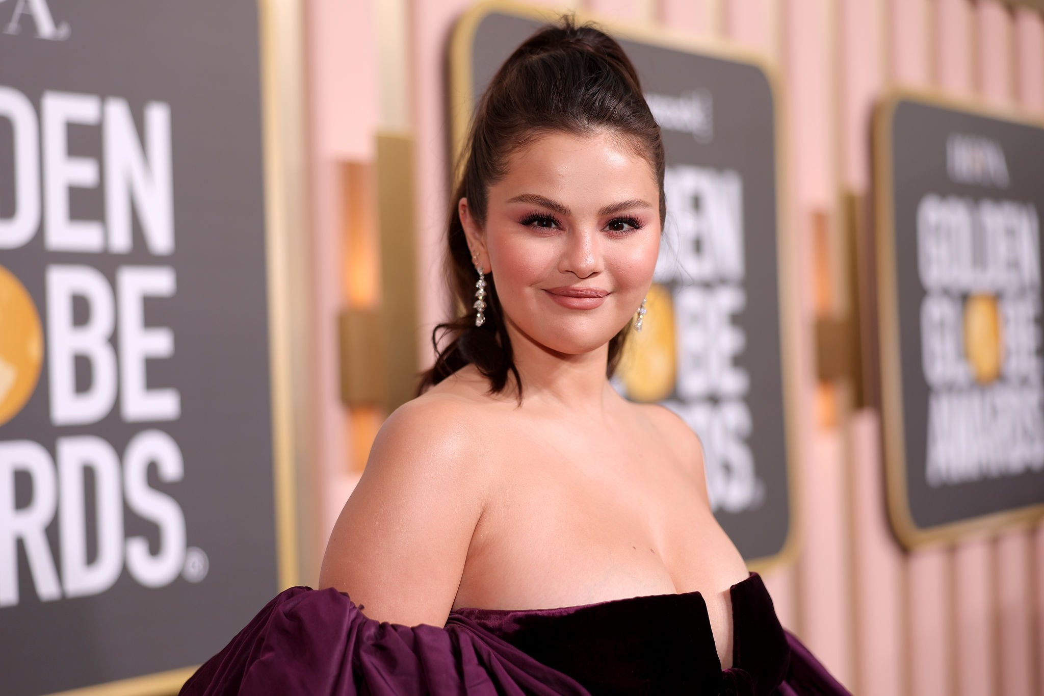 Selena Gomez at the 80th Annual Golden Globe Awards in Beverly Hills