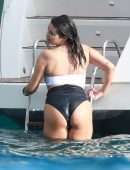 Selena Gomez Booty in Bikini on a Yacht in Cabo