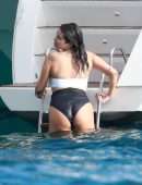 Selena Gomez Booty in Bikini on a Yacht in Cabo