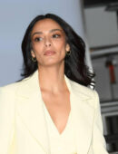 Odelya Halevi at the Empire State Building to Celebrate Season 25 of Law & Order in NY