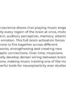 The combination of Precicion and Creativity makes Music Unique