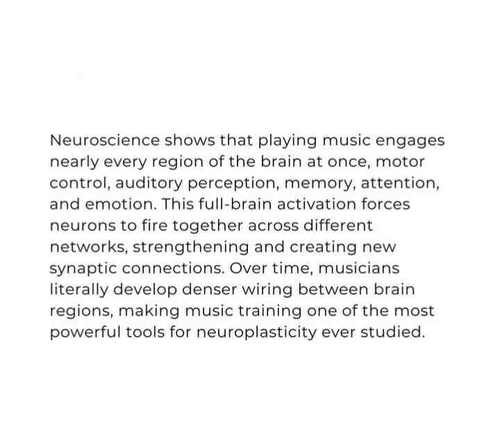 The combination of Precicion and Creativity makes Music Unique