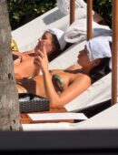 Dua Lipa in Micro at a Pool in Miami