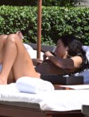 Dua Lipa in Micro at a Pool in Miami