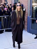Olivia Wilde in a Blazer and a Long Skirt at the NEW YORK FASHION WEEK