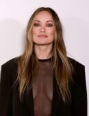 Olivia Wilde in a Blazer and a Long Skirt at the NEW YORK FASHION WEEK