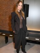 Olivia Wilde in a Blazer and a Long Skirt at the NEW YORK FASHION WEEK