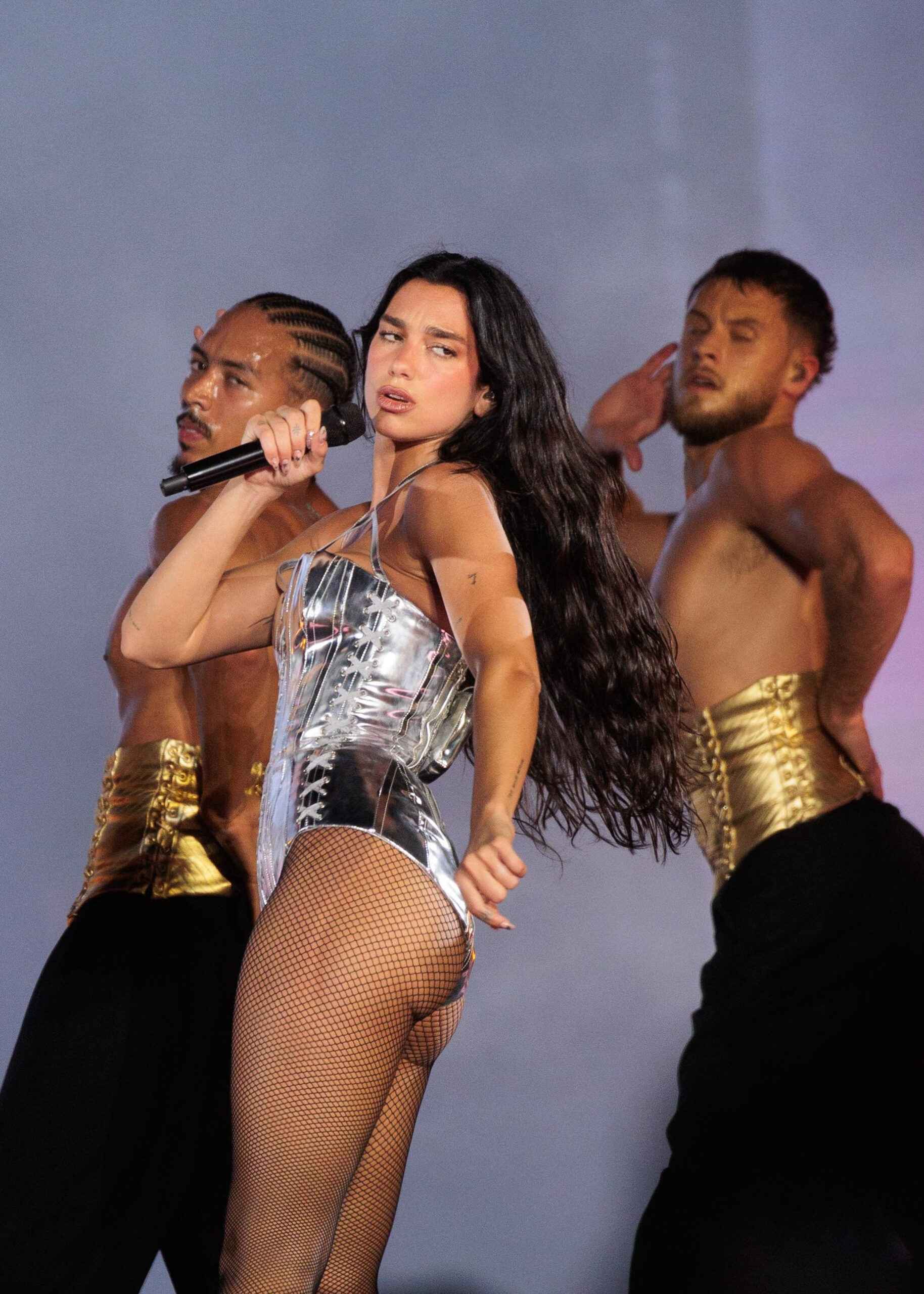 Dua Lipa Performing Onstage for her Show In Rio De Janeiro