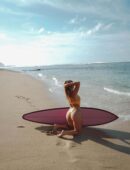 Katie Sigmond Booty in Thong Surfboarding Breaks the Internet
